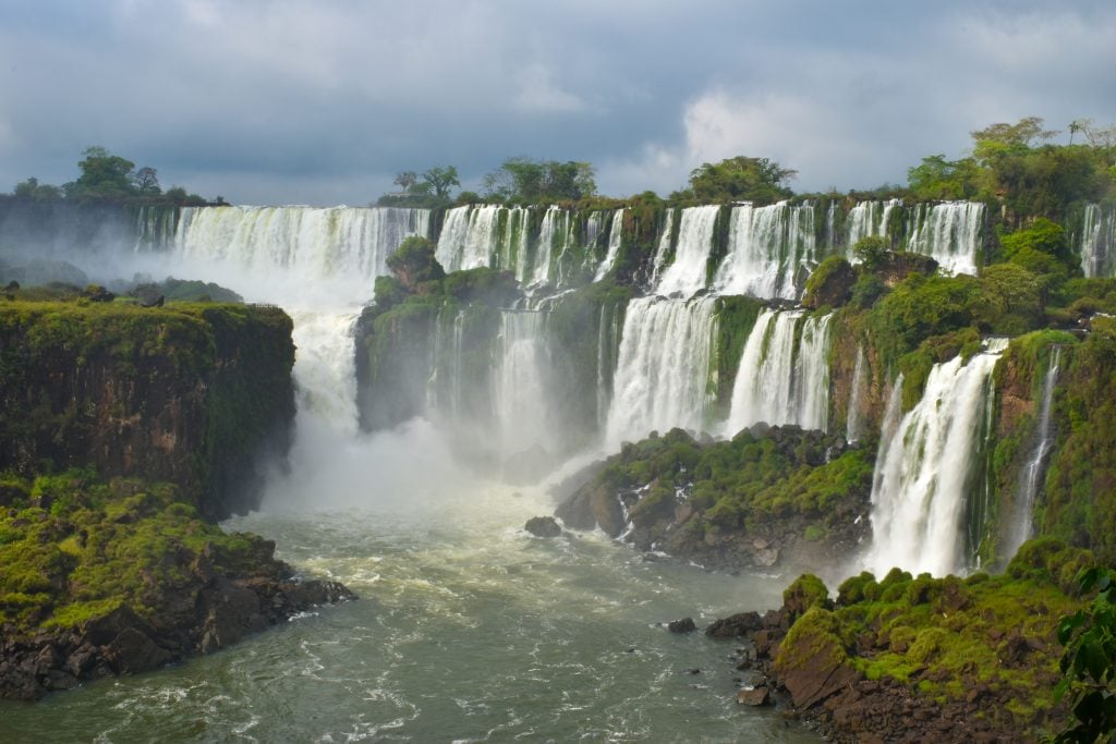 Approaching Iguassu Falls Argentina