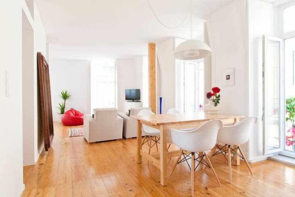 Charming Heritage Flat Our list of VRBO apartments in Lisbon includes one in the popular Graca neighborhood