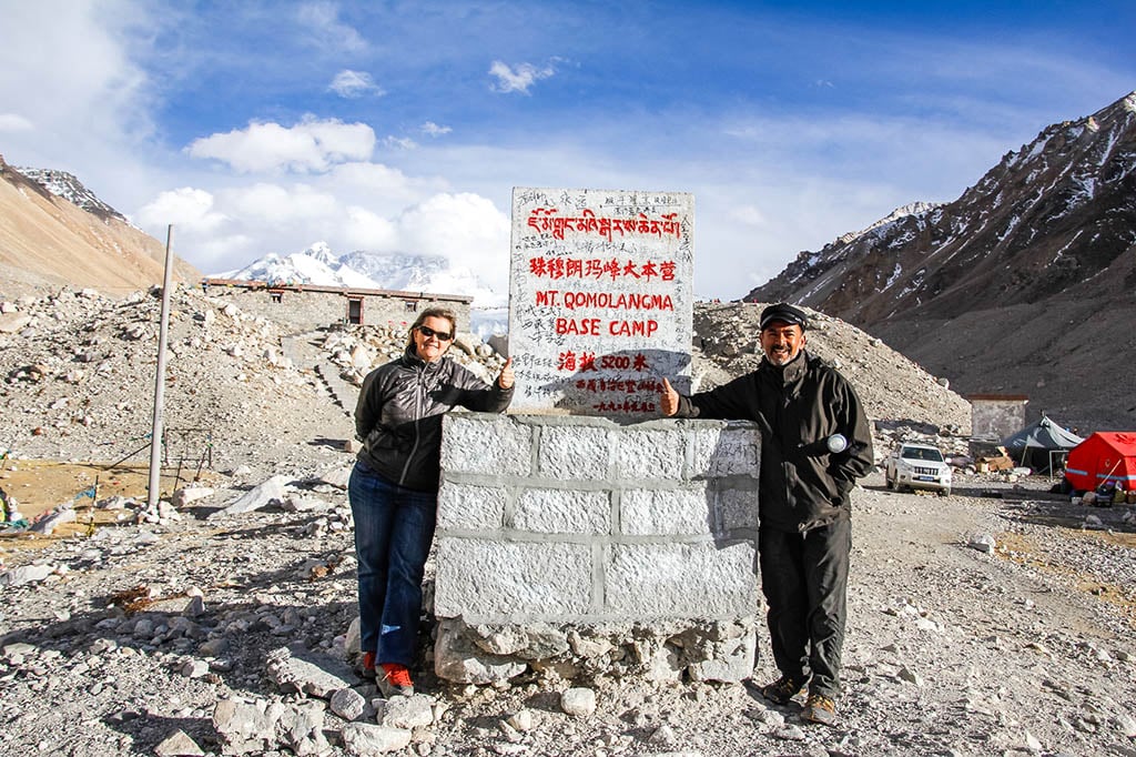 Kristin Xavier Couple Travel Sabbatical Tibet Kristin Smith and Xavier on a couple travel sabbatical in Tibet