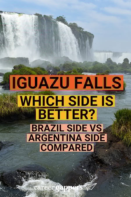 Iguazu Falls which side is better? We compare the Brazil side and the Argentina side after visiting both. #IguassuFalls #IguazuFalls