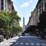 Buenos Aires Obelisk street view