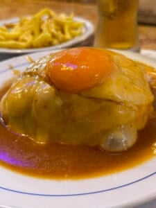 Francesinha at Gazela Porto