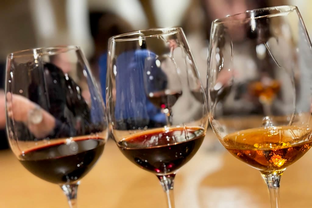 Sandeman port tasting glasses