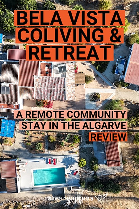 An honest review of Bela Vista Coliving & Retreat, a family-run, community-focused accommodation and coworking space in the Algarve, Portugal. #algarveaccommodation #algarveworkation #workfromportugal