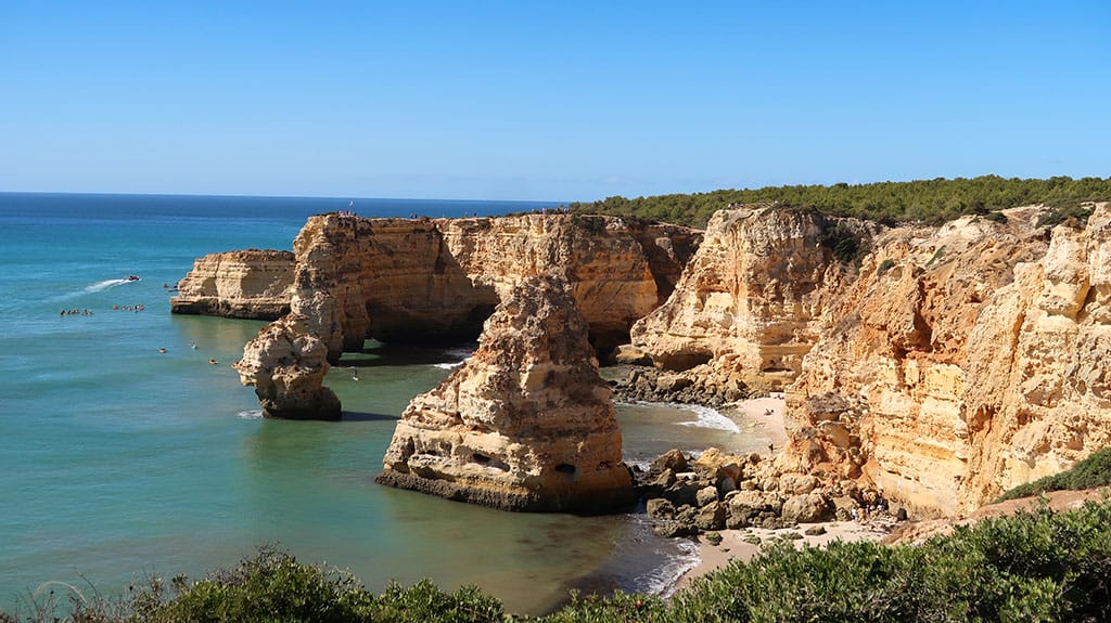 Benagil Coast rock stacks