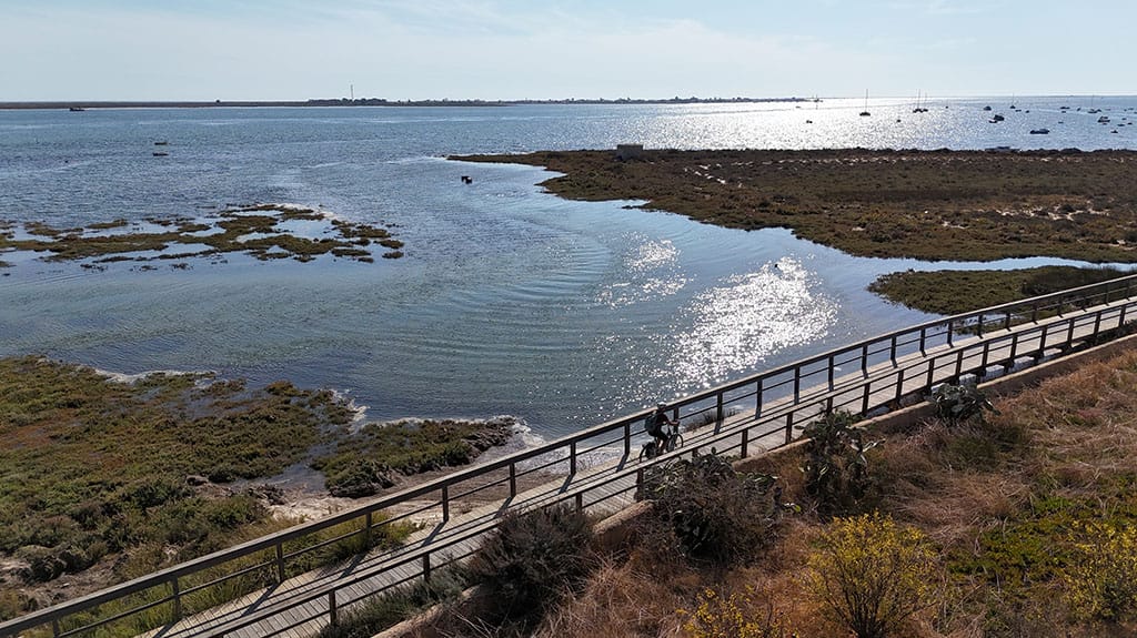 Workation Algarve Portugal: Ecovia do Litoral cycling by the sea