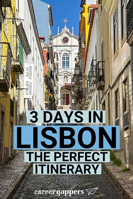 3 Days In Lisbon Itinerary Our itinerary for 3 days in Lisbon includes our personal tips on activities, food, drink and accommodation for a long weekend in Portugal's capital. #lisbonitinerary #lisbonportugal