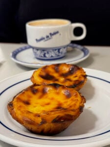 The famous pastéis de nata at Pastéis de Belém