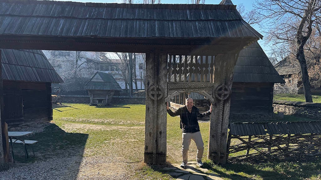 Alex at Dimitrie Gusti National Village Museum