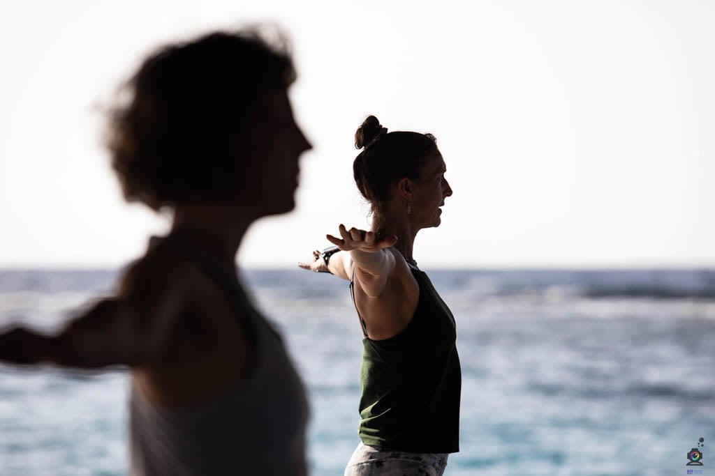 SeaCalm yoga session