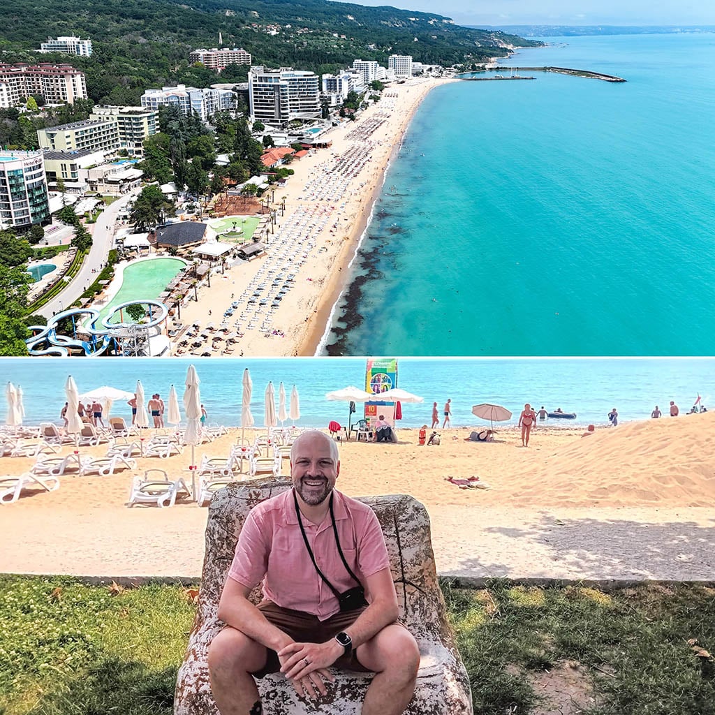 Alex at Golden Sands on a workation in Varna