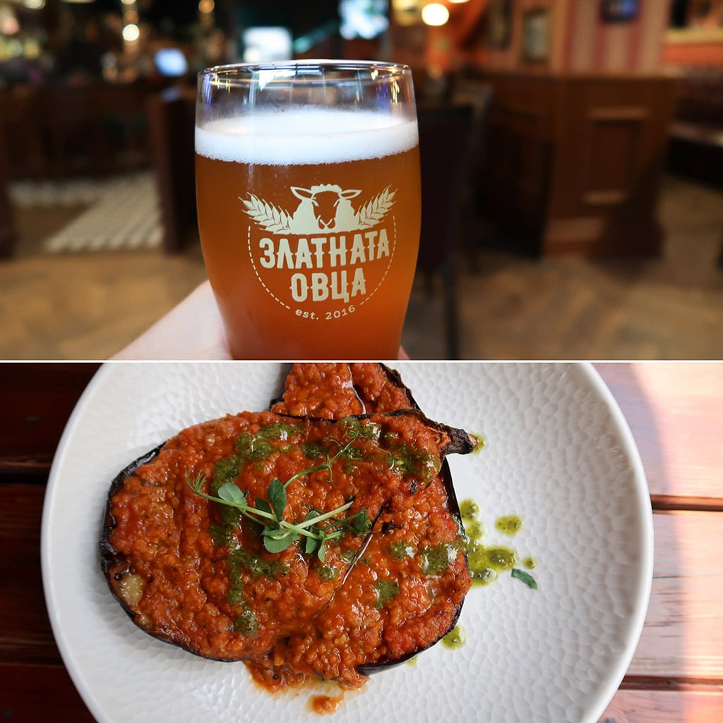 The Golden Sheep Brewhouse Varna beers and food
