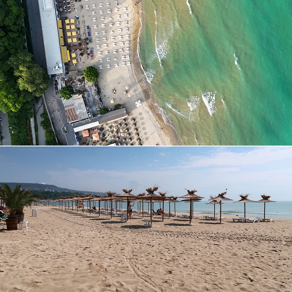 Varna Beach sunshine