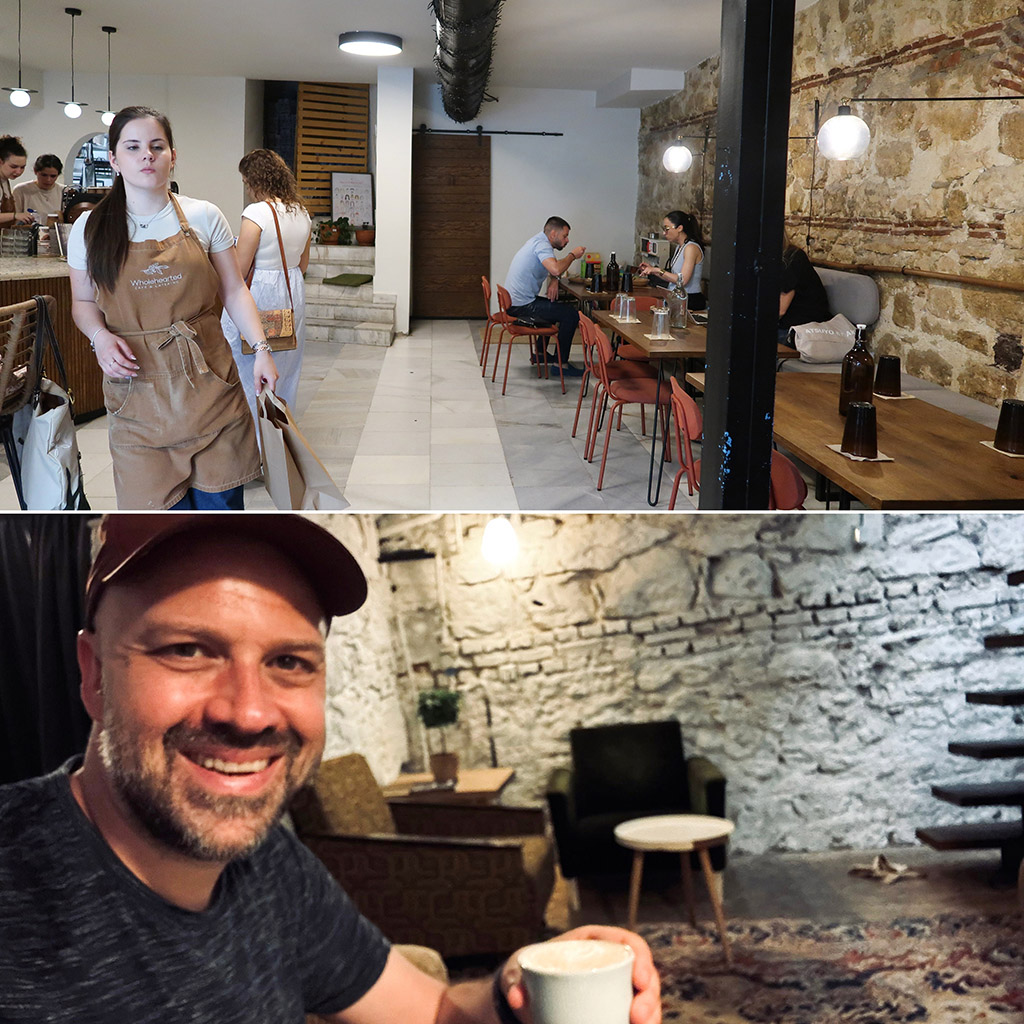 Wholehearted and 43.12 cafés in Varna