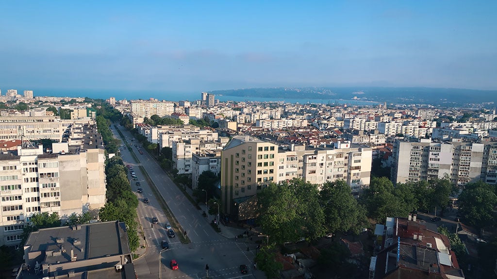 Campus 90 Hotel rooftop terrace view