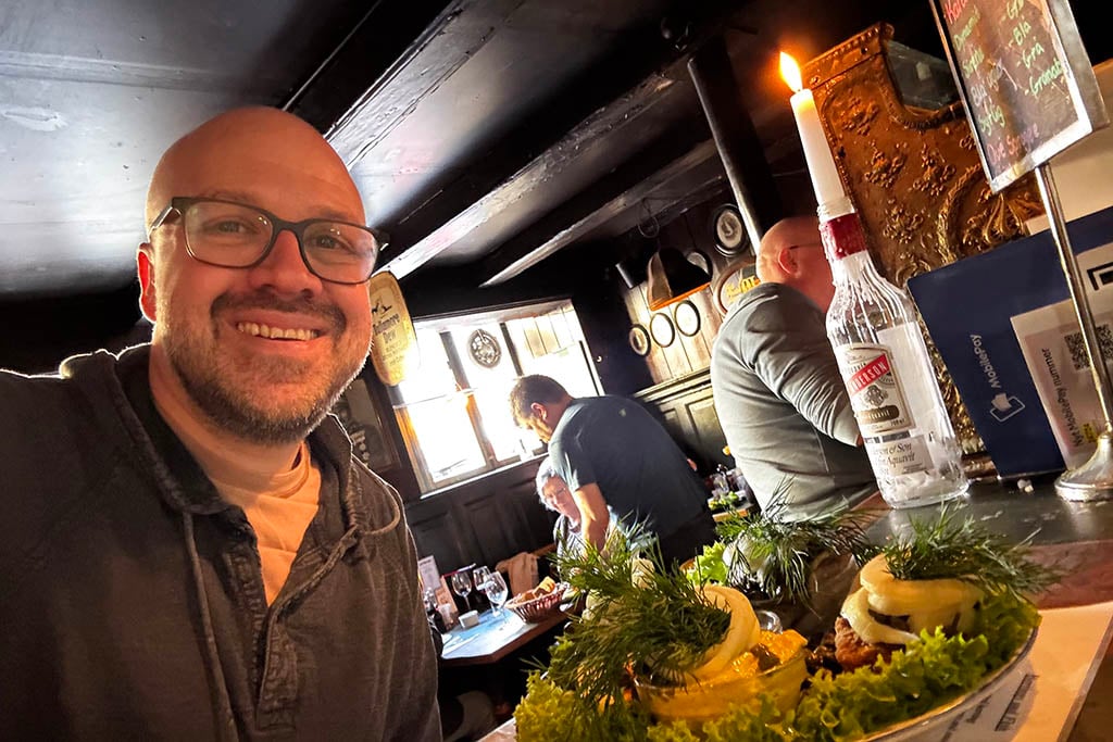 Café Halvvejen Copenhagen four herrings lunch