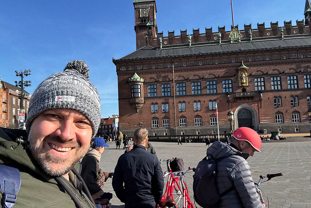 Alex on a Copenhagen highlights cycle tour
