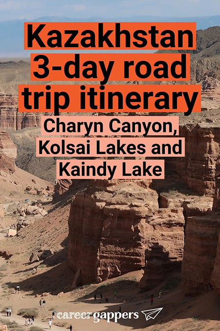 Considering a road trip from Almaty to Charyn Canyon, Kaindy and Kolsai Lakes? After taking the trip ourselves, our guide covers all you need. #charyncanyon #kolsailakes #kaindylake