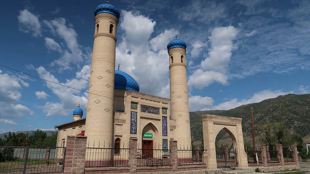 The blue mosque in Saty, Kazakhstan