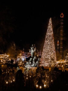 Tivoli Gardens at Christmas – illuminated decorations